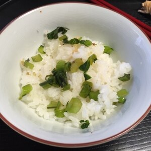 大根の葉で混ぜご飯